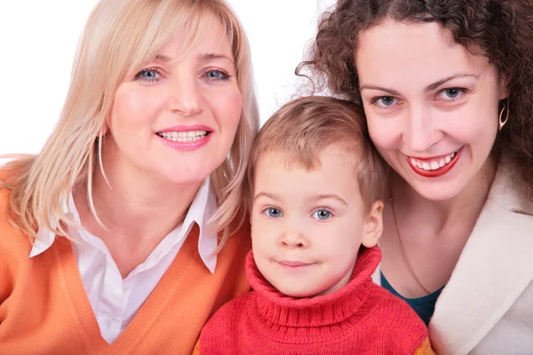 Mother, grandmother, daughter — Stock Photo, Image