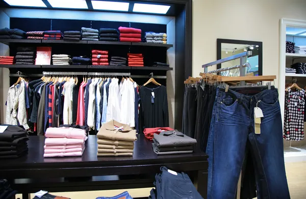 Upper clothes in shop 2 — Stock Photo, Image