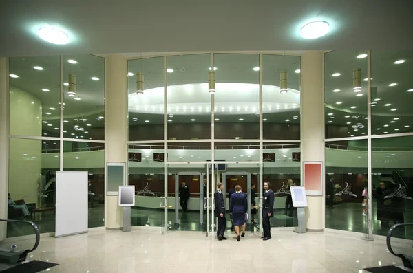 The entrance in the foyer of the concert hall — Stock Photo, Image