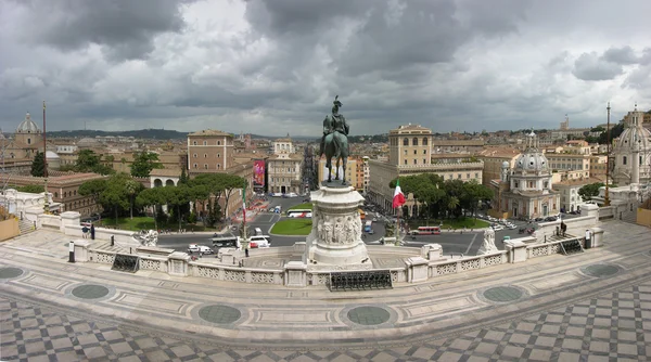 Vittorio emanuele ii. pomnik w Rzymie — Zdjęcie stockowe