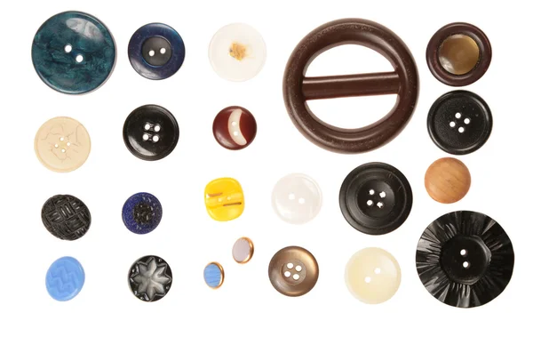 Farklı boyutta düğmeleri — Stok fotoğraf