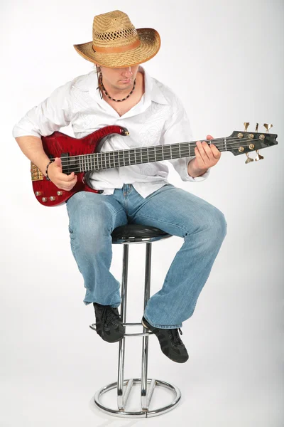 Gitar adam — Stok fotoğraf