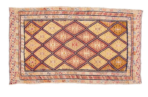 Carpet with geometric ornament — Stock Photo, Image