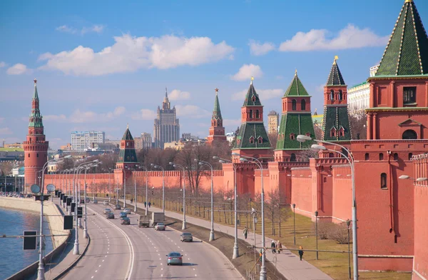 Кремлевская набережная — стоковое фото