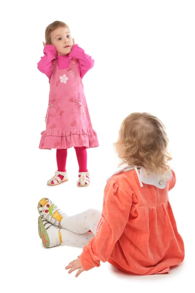 Two little girl — Stock Photo, Image