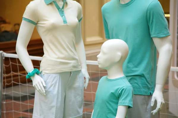 Family of mannequins — Stock Photo, Image