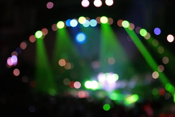 Color spotlights on concert — Stock Photo, Image