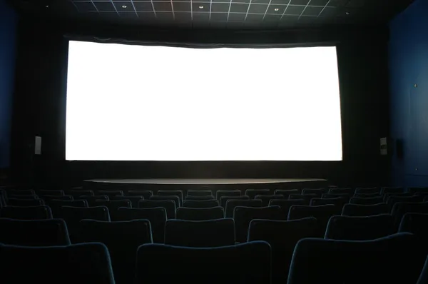 Scherm in de bioscoop — Stockfoto