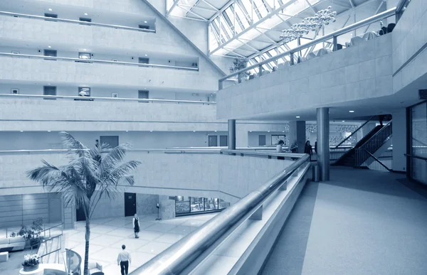 Interior of trade center from balcony — Stock Photo, Image