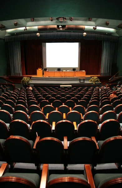Chairs in auditorium — Stock Photo, Image