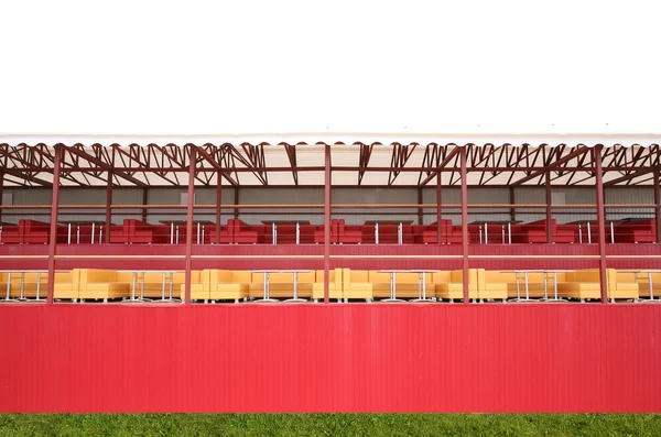 Tribunes at stadium — Stock Photo, Image