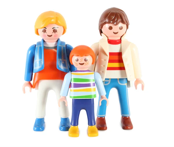 Família de brinquedos — Fotografia de Stock