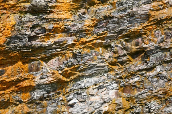 Amarelo - rocha cinzenta — Fotografia de Stock
