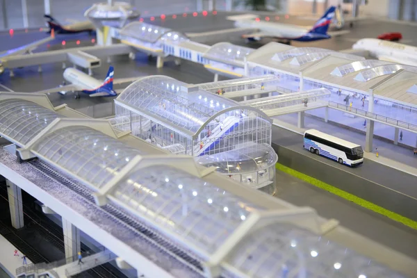 Modelo do aeroporto — Fotografia de Stock