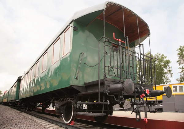 Velho vagão ferroviário — Fotografia de Stock