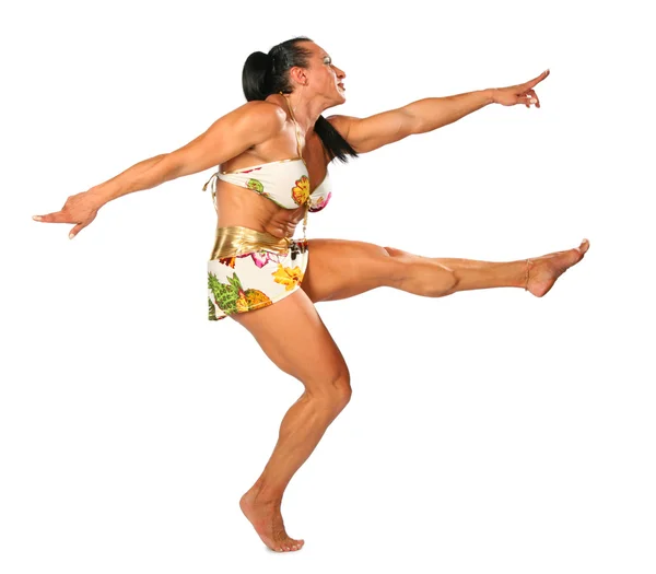 Žena bodybuider — Stock fotografie