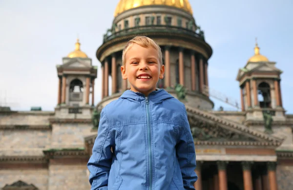 男孩在圣彼得斯堡 — 图库照片