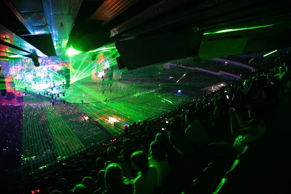 Rays on concert — Stock Photo, Image