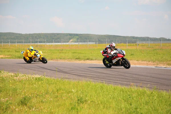 Motorkerékpár-verseny — Stock Fotó