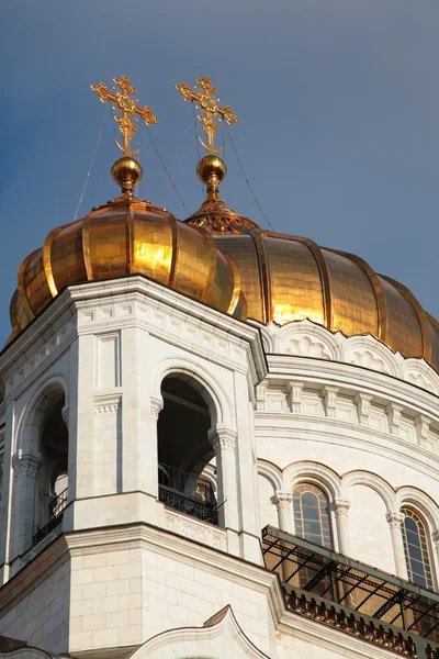 Fragment of temple of Christ of Savior in Moscow — Stock Photo, Image