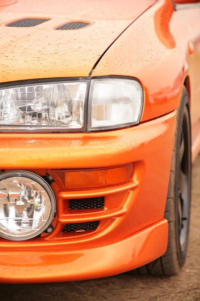 Πορτοκαλί σπορ αυτοκίνητο — Φωτογραφία Αρχείου