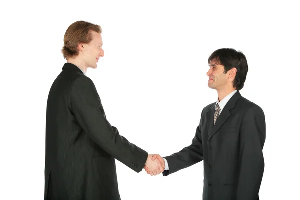 Двоє бізнесменів рукостискання — стокове фото