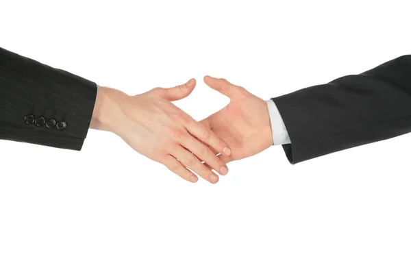 Handshaking hands — Stock Photo, Image