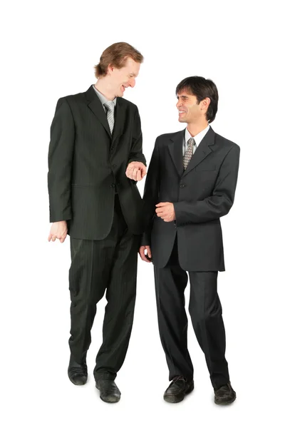 Two friendly businessmen — Stock Photo, Image