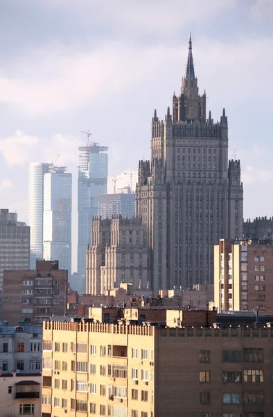 Wieżowce w Moskwie — Zdjęcie stockowe