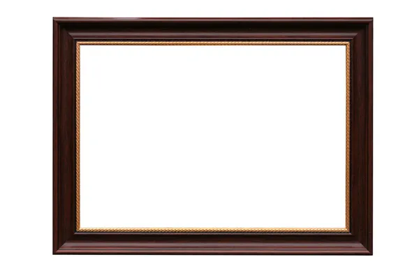 Rahmen für Bild aus Baguette auf weiß — Stockfoto