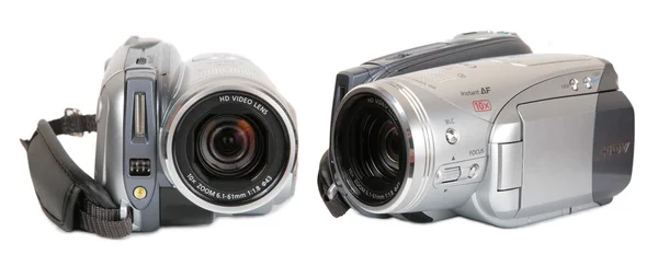 HDV video camera front view — Stock Photo, Image