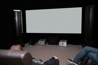 in home cinema clipart