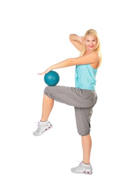 Sport woman clipart