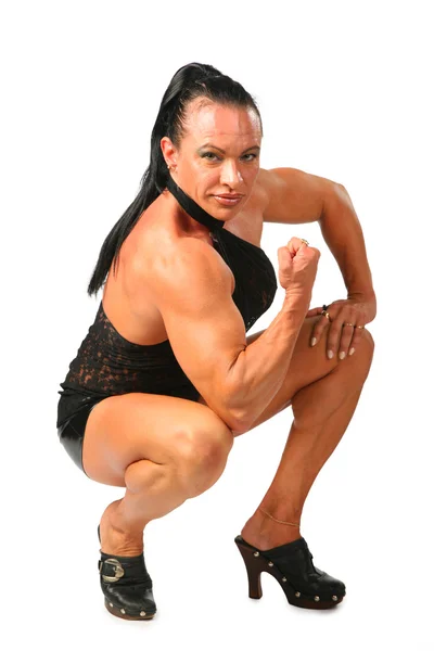 Bodybuilder Ludmila Tihonchuk.. Champion of Ukraine. Ludmila Ti — Stock Photo, Image