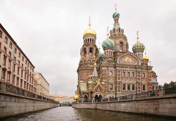 Templom, a Megváltó, a vér-Szentpétervár — Stock Fotó