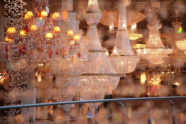 Lanterns in shop — Stock Photo, Image