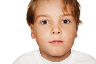 Portrait of boy clipart