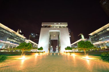 DUBAI - APRIL 18:The Gate - main building of Dubai International clipart