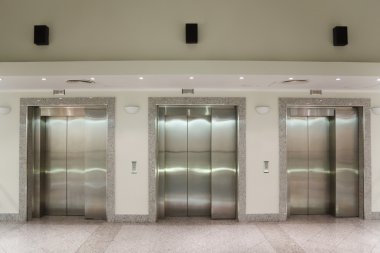 Three elevator clipart