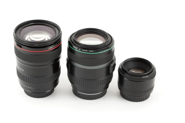 Lens to camera — Stock Photo, Image