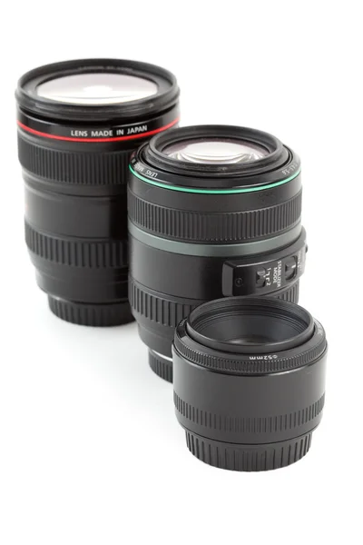Lens to camera — Stock Photo, Image