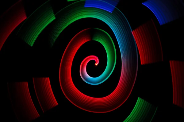 Абстрактное разноцветное сияние — стоковое фото