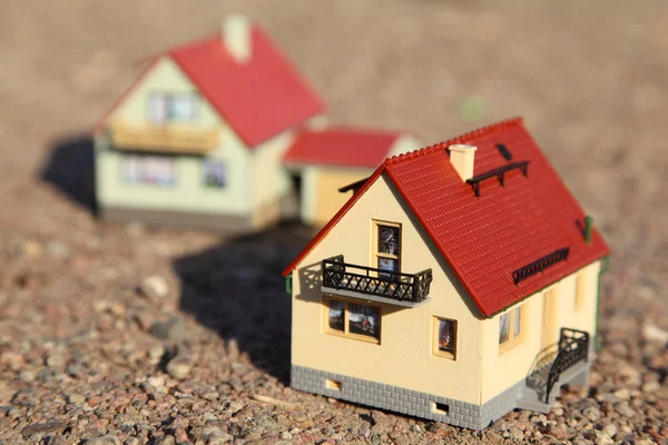 Modelos de casas — Fotografia de Stock