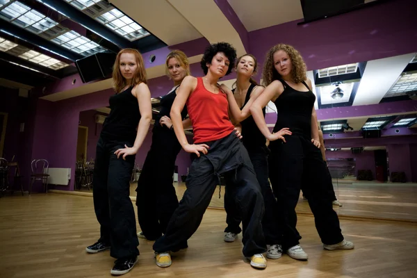 Jump dancing collective — Stock Photo, Image