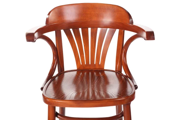 Cadeira alta de madeira velha única — Fotografia de Stock