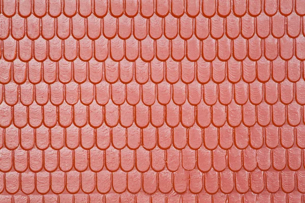 패턴 타일의 형태로 장난감 집의 지붕 — 스톡 사진