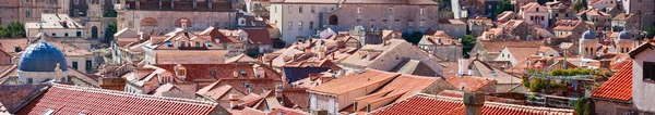 Dubrovnik Altstadt rote Dächer — Stockfoto