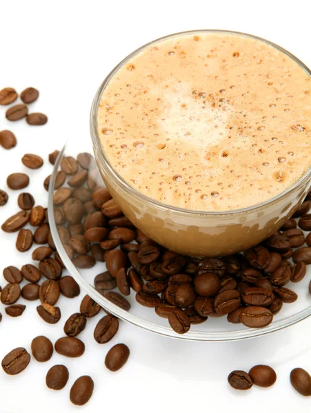 Kaffe och korn — Stockfoto