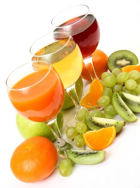 熟した果物やジュース — ストック写真