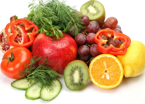 Ripe fruit and vegetables — Stock Photo, Image